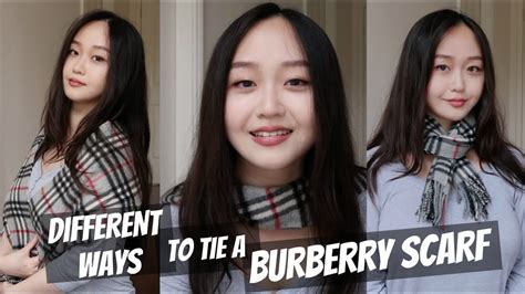 burberry scarf ways to wear|Burberry scarf removal.